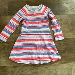 Baby Gap cotton long sleeve striped dress